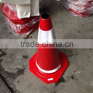 50cm 70cm Italy Standard Flexible Rubber Road Safety Cone