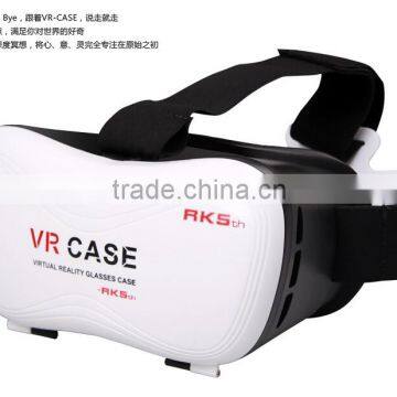 3D VR Fifth Generation Virtual Reality Glasses Innovative Design Fit for IOS, Android phones Series within 3.5~6.0 inches