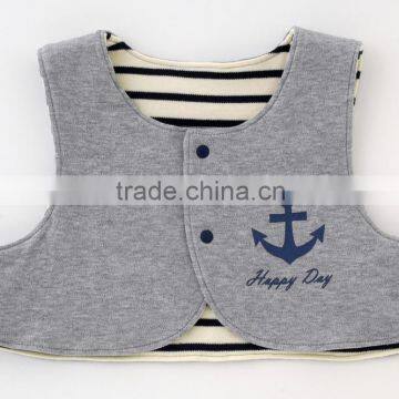 Japanese Wholesale Products High Quality Cute Cotton0-3 Month Baby Vest Unisex Toddler Clothing Kids Wear Infant Clothes