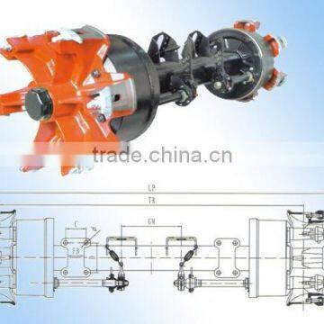 High Quality American 10-spoke Hub Trailer Axle Sale photo-2