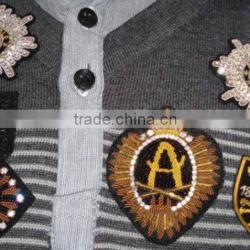 Hand embroidery badges