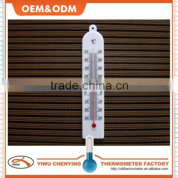 household indoor plastic thermometer black printing red liquid kerosene filled cheap price and accurate read temperature