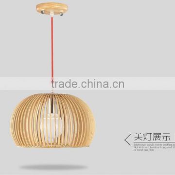 2016new type holiday warm wood lamp shaped led pendant light JK-8005B-01 Wooden LED pendant light