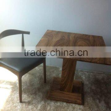 Modern simple square shape pure wooden coffee table XYN277