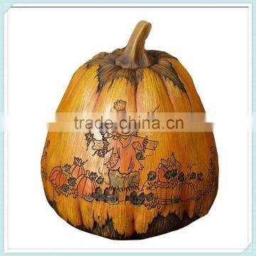 Large resin garden statue pumpkin