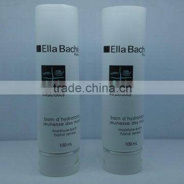 Popular Cosmetic Tube with Flip Top Lid for Hand Cream /100ml Plastic Tube for Cosmetic Packaging