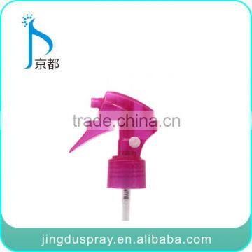 plastic hyaline rose red mini trigger sprayer JD-203A