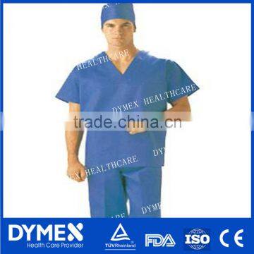 Disposable Hospital SMS Medical Scrub, V neck Scrub