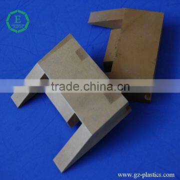 Abrasion Resistance PEEK Plastic Block by CNC Machining photo-6
