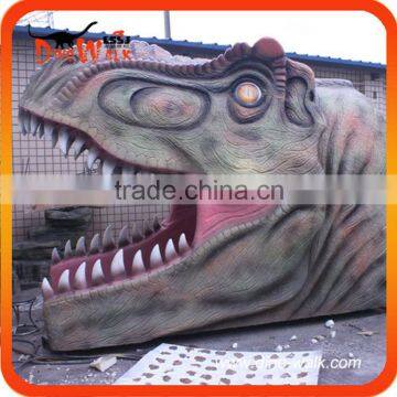 Amusement park exhibition large fiberglass dinosaur head