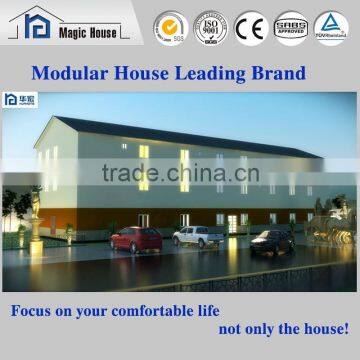 Hot sale strong steel structure luxury and modern prefabricated building/Housing