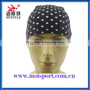 Swimwear polyester cool swimming cap 2016