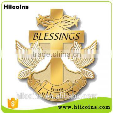 wholesale badge pin and custom pin badge Factory direct selling chaplain badge