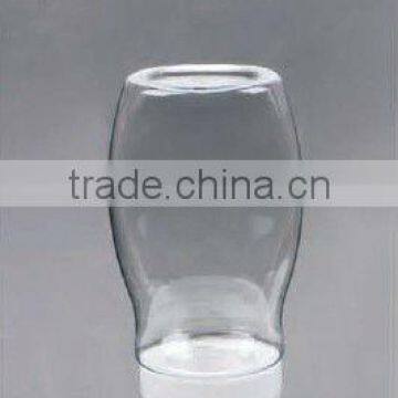 Plastic PET Bottle with white flip lid storage bottle