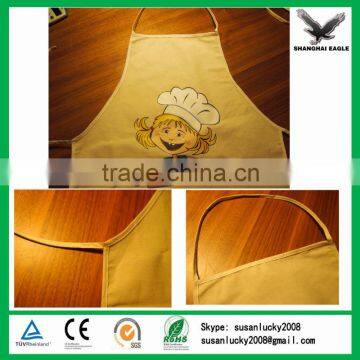 100% Custom cotton apron branded your own logo (directly from factory)