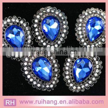 Wholesale Brooch blue Crystal