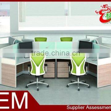 2015 modern design aluminium workstation office screen low partition cubicle M1571