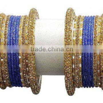 Indian Gorgeous Indian Party Wear Wedding Multi Color Bangle For Girls & Women photo-2