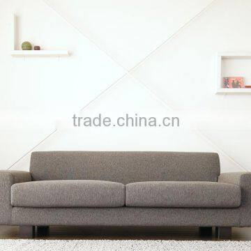 Simple Design Fabric Scatter Back Three Seat Sofa Quality Choice photo-5