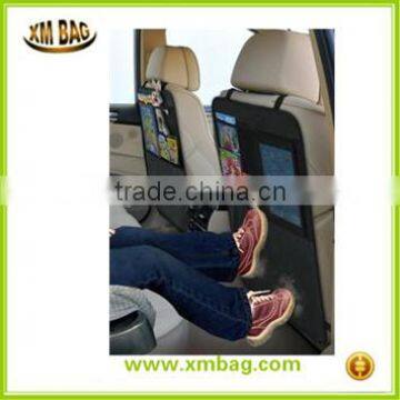 Travel Car Back Seat Organizer Type, Polyester Material back seat tray car organizer