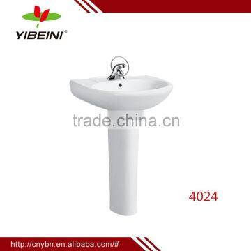 hot sale sanitary ware bathroom pedestal basin 4024