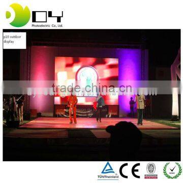 320*160mm outdoor board screen red color p10 single color led running display