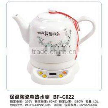 Keep-warm ceramic electric kettle