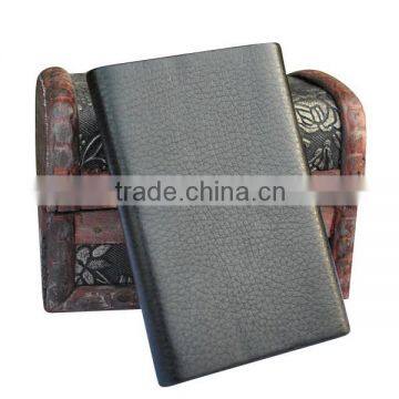 Pocket business card holder PU name card holder