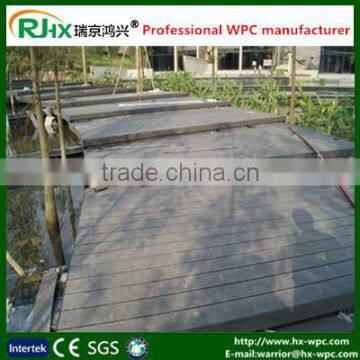 Outdoor deck floor covering for mositure-proof wood-plastic composites decking floor