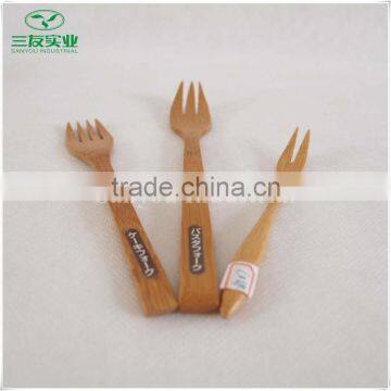 Various Types of Natural Bamboo Fork