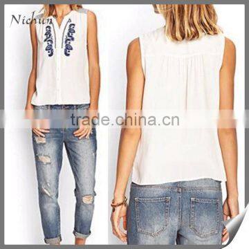 2016 new stylish manfacture women tops casual