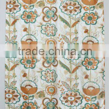 Floral printed 100%P decorative panel