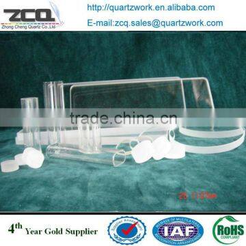 high temperature quartz glass tube uvc quartz glass tube