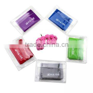 Microfiber cleaning cloth for lens