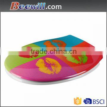 Customised Printed Flower Toilet Seat photo-4