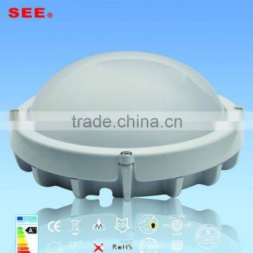 china manufacturer 12W LED bulkhead IP65 sensor