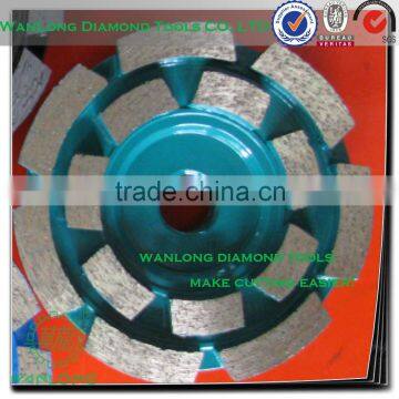 5" wanlong diamond cup wheel for stone grinding- diamond cup wheels 5 inch