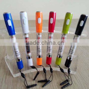 Mini Retractable Banner Stylus Ball Pen With Lanyard Quality Choice