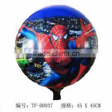 Hot sale 18 icnehs round shape foil balloon/mylar , promotion balloon customized foil balloon