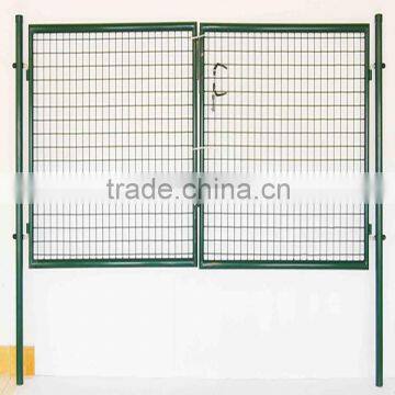 Galvanized and Powder coated garden gate with cheap price