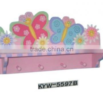 Wall shelf -Children furniture; wooden wall shelf