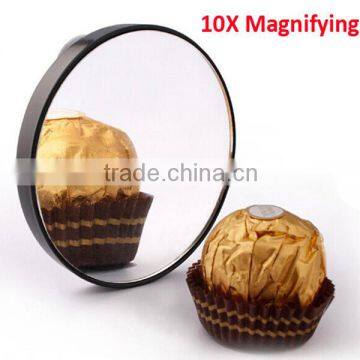 single digital cosmetic mirror / colorful cosmetic mirror / 10x magnifier glass cosmetic round mirror / anti fog shower mirror