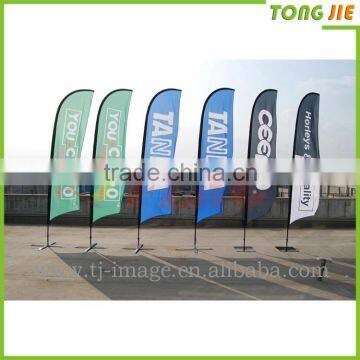 Custom Advertising Feather Beach Flags,outdoor teardrop flying flag