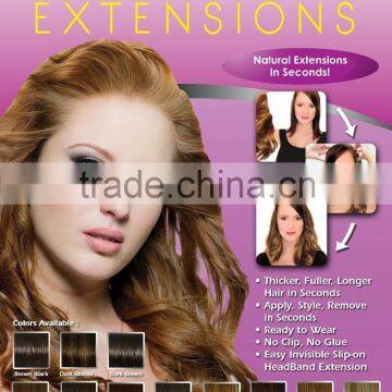 Wonder Natural Extensions with Slip-ON Invisible Headband Secret Extension