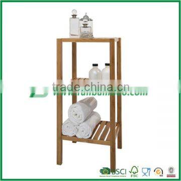 Fuboo Bamboo bathroom towel storage rack