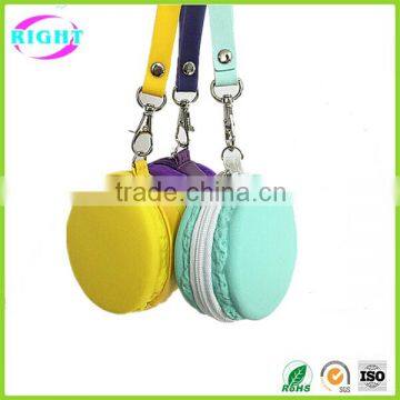 Colorful Silicone Purse Macaron Ladies Purse photo-4