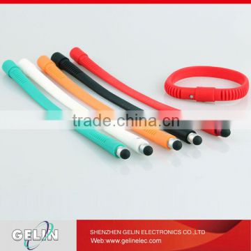 silicone stylus touch pen bangle