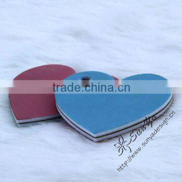 Heart shaped nail file