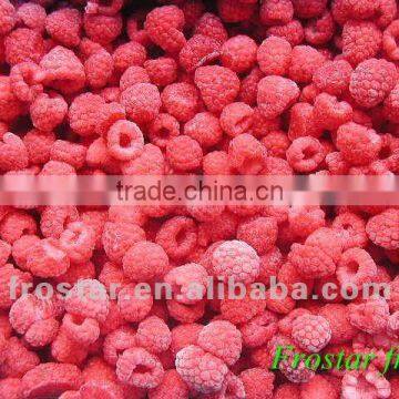 New crop frozen raspberry whole