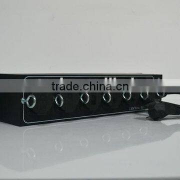 Professional 6 Channels Stage Light Power Mixing Console Seperate Switch Control Power Distribution Board photo-2